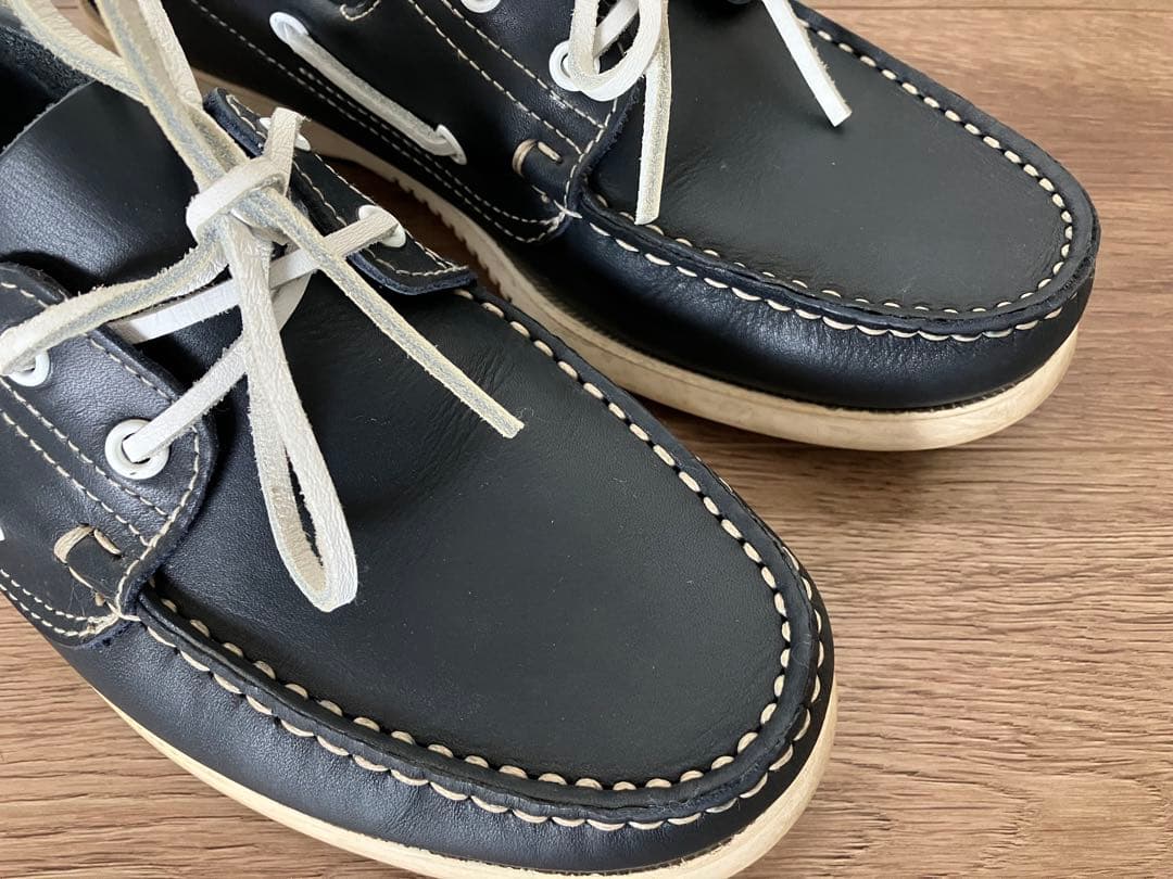 Paraboot BARTH パラブーツ　ネイビー　レザー デッキシューズ