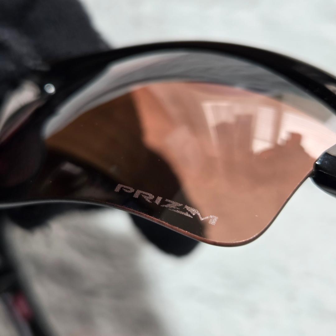 オークリーOakley サングラス　ハーフジャケット　PRIZM　黒　9154