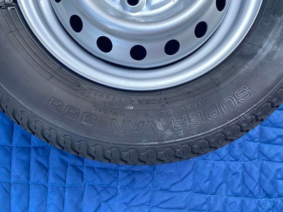 送料無料 新品 145R12 ヨコハマ super van 355 4本セット