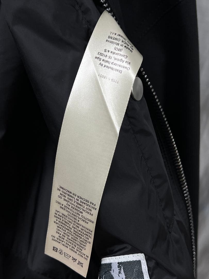 ジャケット・アウター Rick Owens DRKSHDW JUMBO PETER FLIGHT