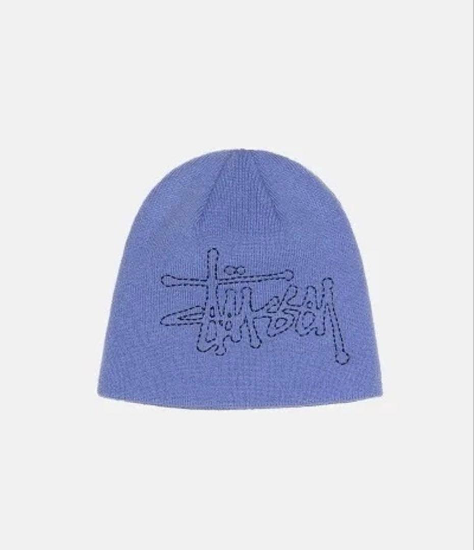 希少 STUSSY Skullcap Basic Logo ニット帽 ビーニー