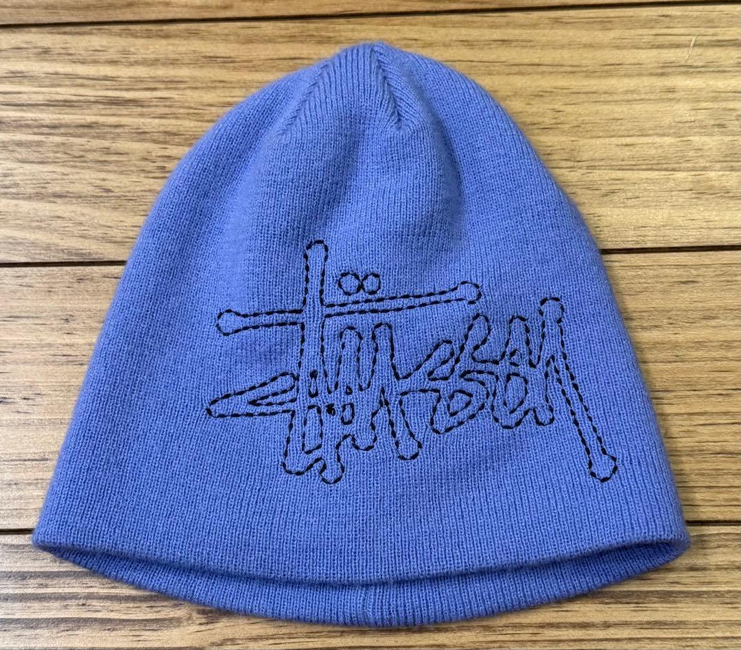 希少 STUSSY Skullcap Basic Logo ニット帽 ビーニー
