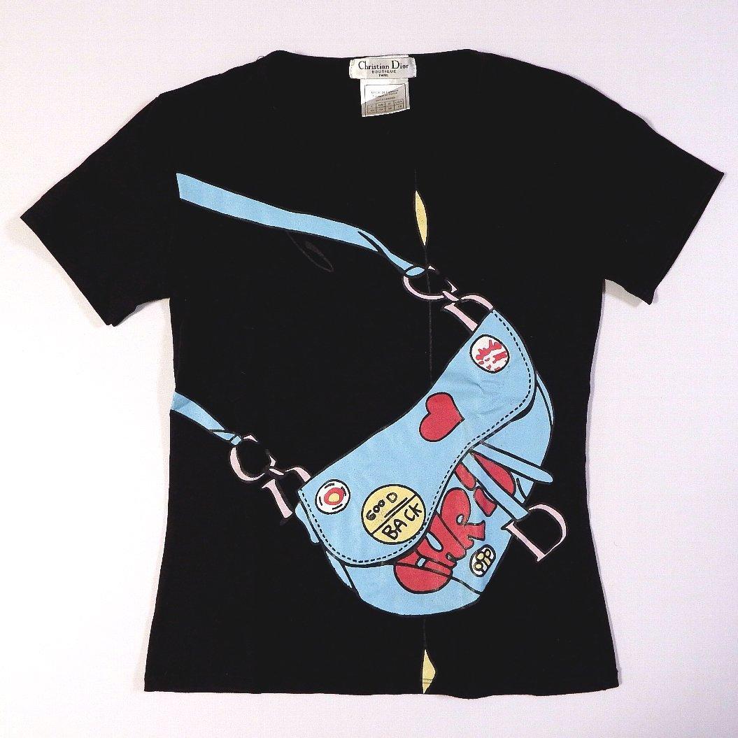Christian Dior サドルバッグ デザイン Tシャツ