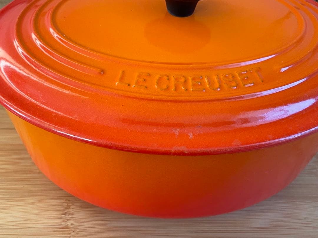 LE CREUSET 23cm オレンジ　オーバル