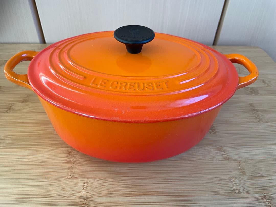 LE CREUSET 23cm オレンジ　オーバル
