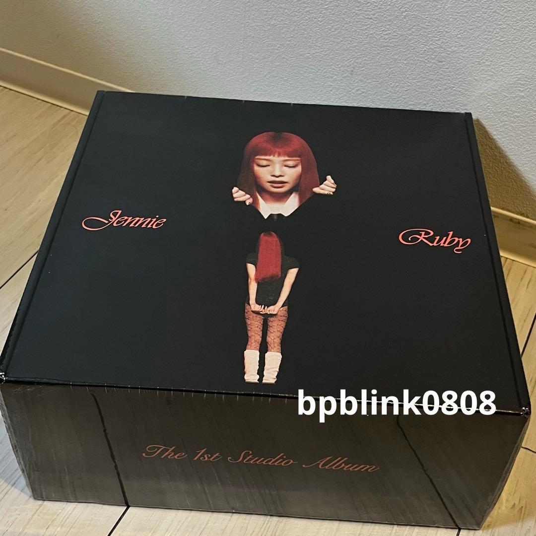 新品 Jennie ジェニ　ruby　直筆サイン入りパーカー セット Mサイズ