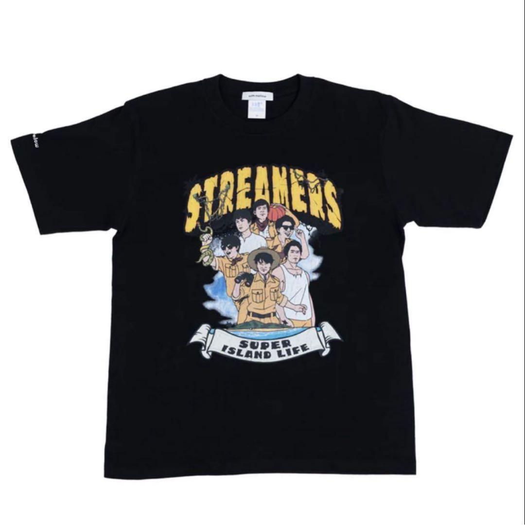 【新品未使用】加藤純一ハイパー無人島TシャツLサイズ黒