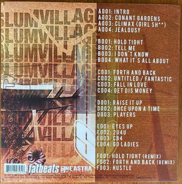 洋楽 SLUM VILLAGE FANTASTIC VOL. 2 INST 3LP