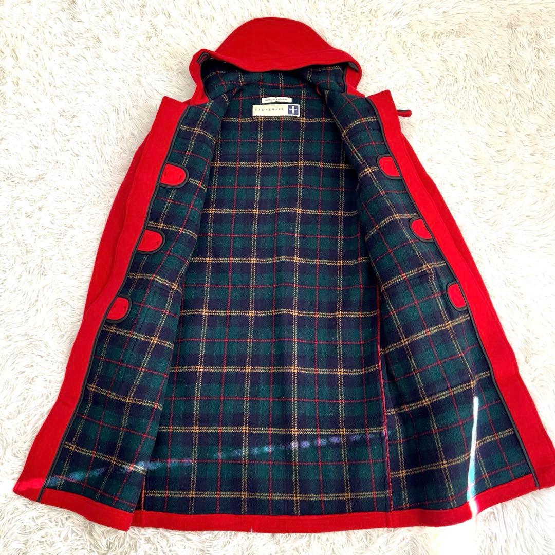 希少　90s Vintage 英国製　グローバーオール　ダッフルコート　赤　L