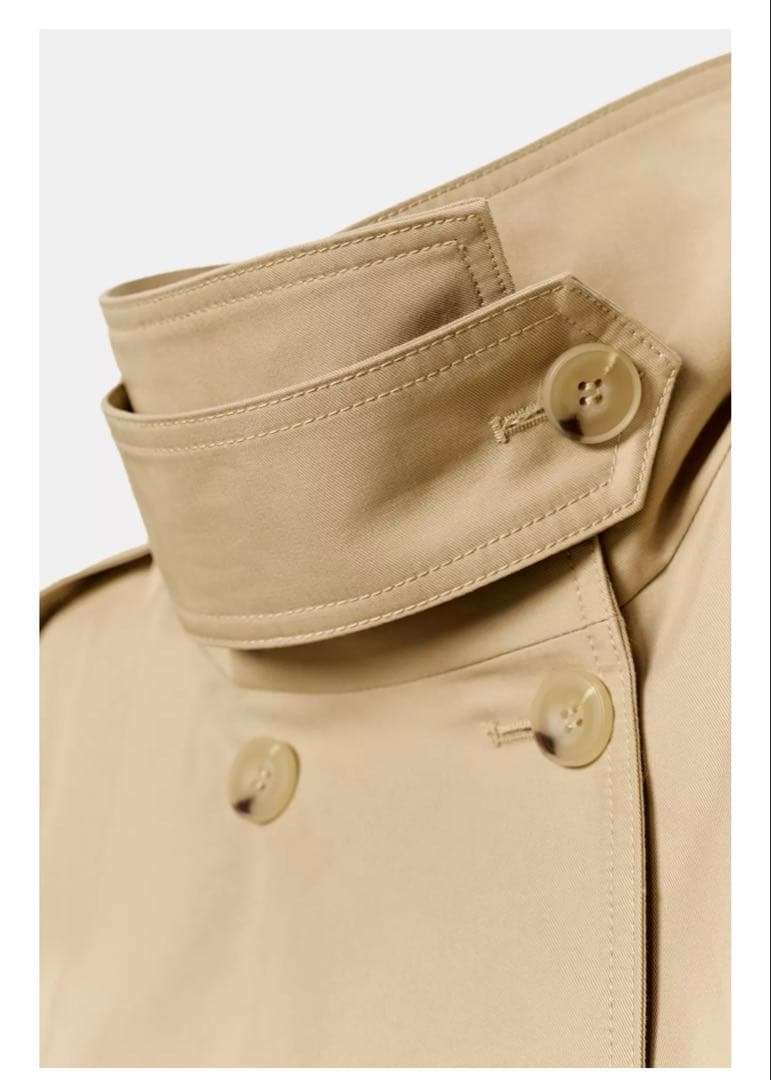 完売品⭐︎ZARA ショート丈ハイネックトレンチコートZWCOLLECTION M