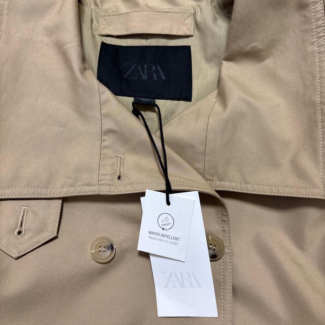 完売品⭐︎ZARA ショート丈ハイネックトレンチコートZWCOLLECTION M
