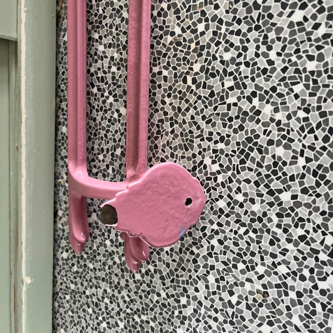 イギリスアンティークタオル掛け