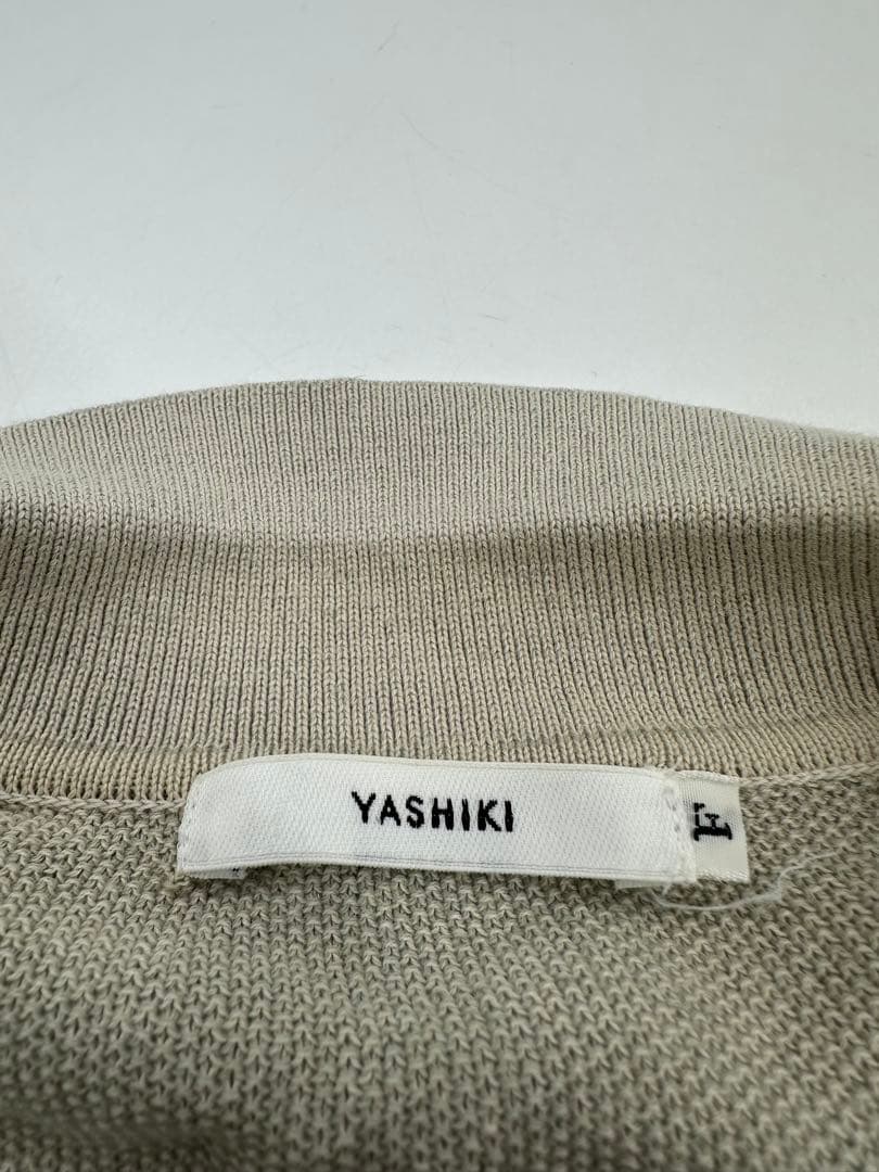 希少/23SS/yashiki/ツボミ ニット ポロシャツ/2