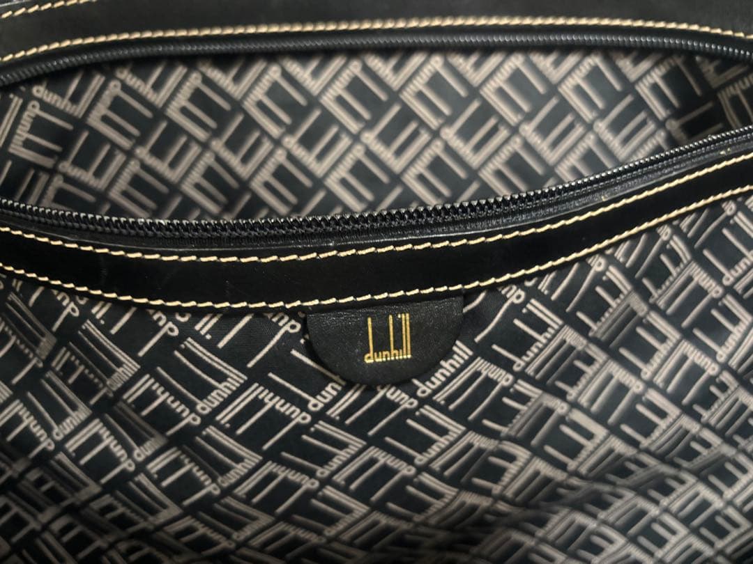 美品 dunhill ダンヒル ブラック レザー 2wayボストン