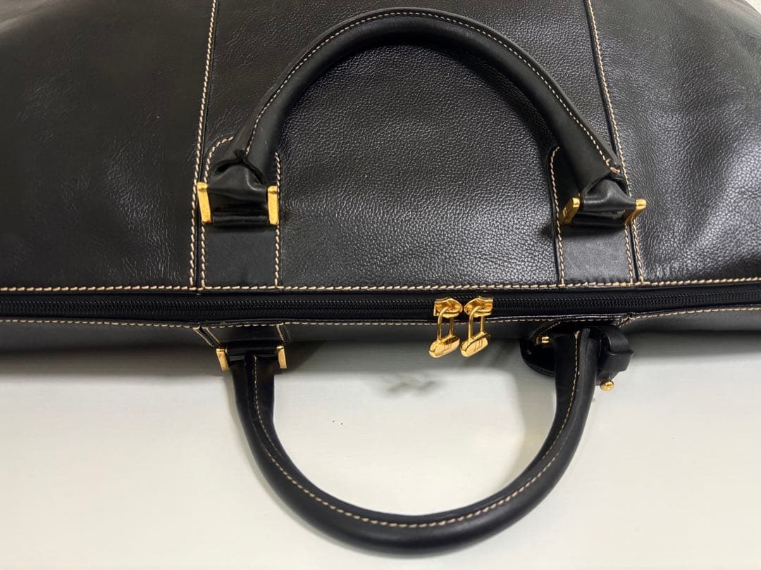 美品 dunhill ダンヒル ブラック レザー 2wayボストン