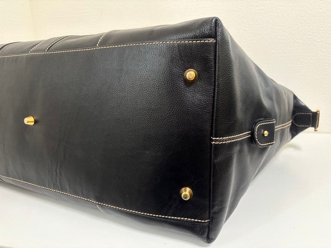 美品 dunhill ダンヒル ブラック レザー 2wayボストン