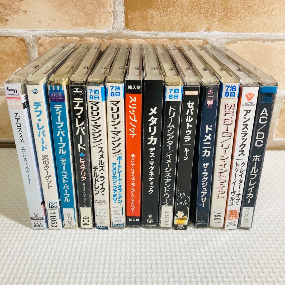 レンタル落ちCD◆ヘヴィメタル◆14枚セット◆まとめ売り◆洋楽◆パンク◆ロック◆