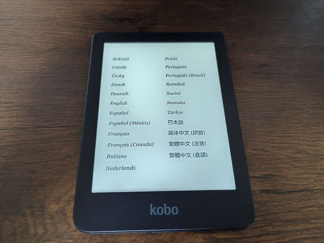 電子書籍リーダー本体 Kobo Clara HD