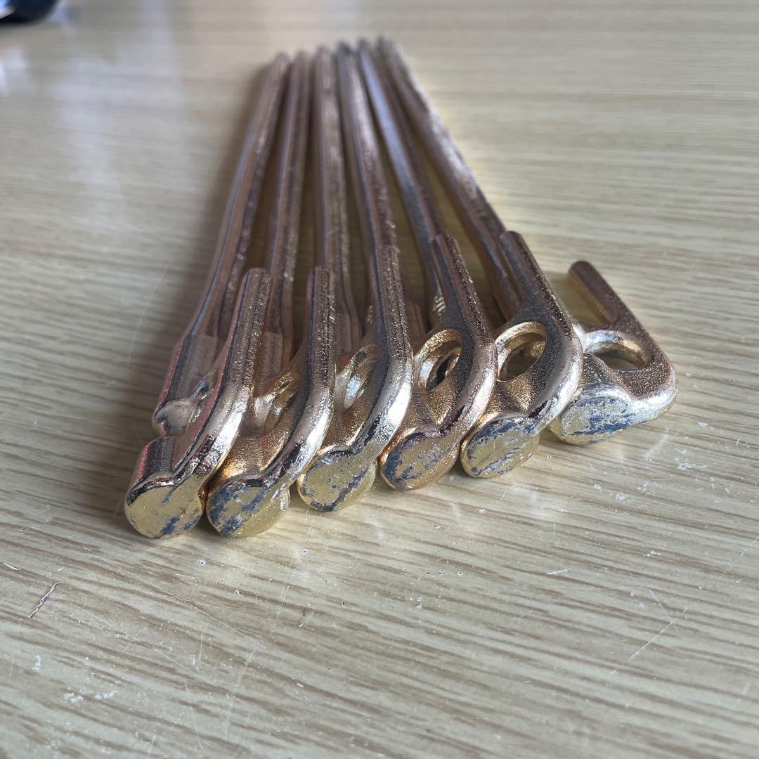 peakのペグハンマーと鍛造ペグ6本セット