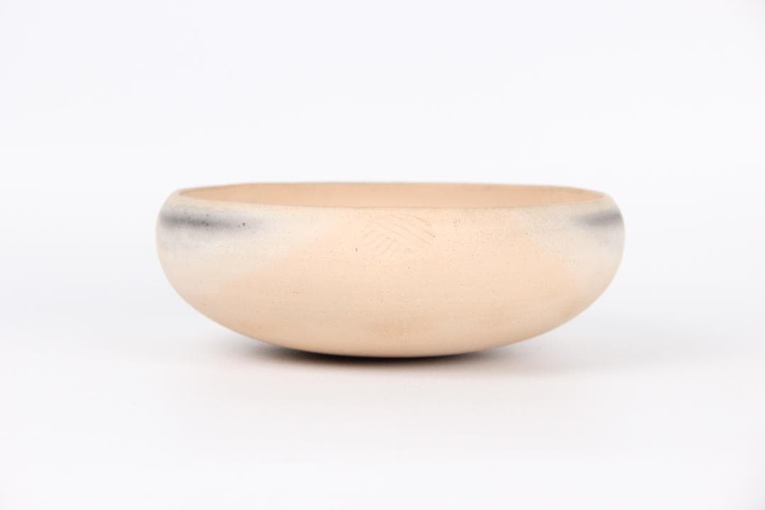 今戸焼　白井半七 作　灰器　焙烙 　茶道具　　旧蔵品　　共箱 EY21-16