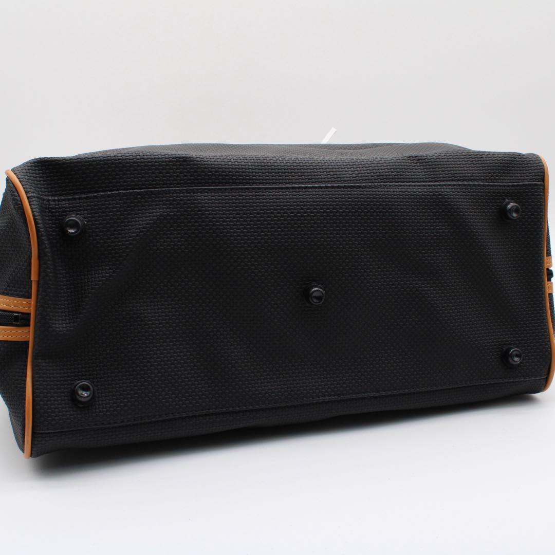 【良品】Yves Saint Laurent ボストンバッグ PVC レザー