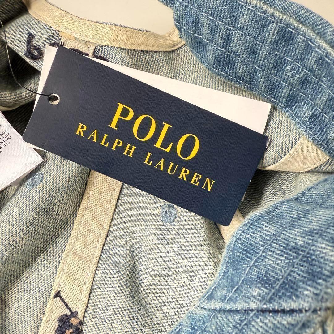 新品 POLO RALPH LAUREN ラルフローレン デニム ブルー