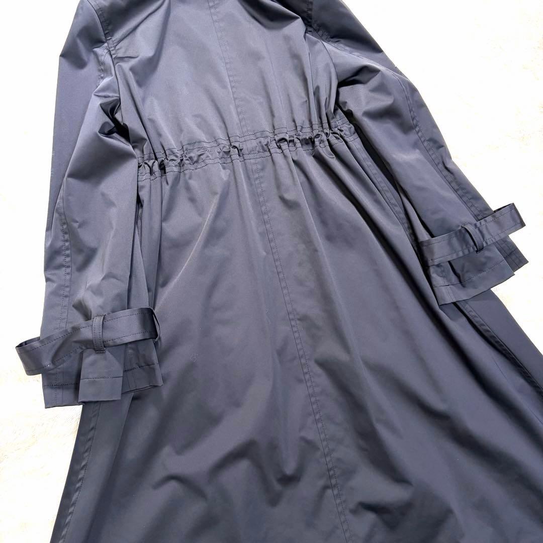 【極美品】 FOXEY The Inés Parka ロングコート 濃紺 38