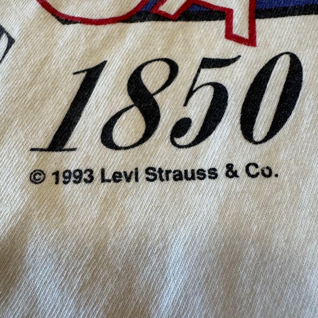 90s LEVI'S 古着 白 1993年コピーライト
