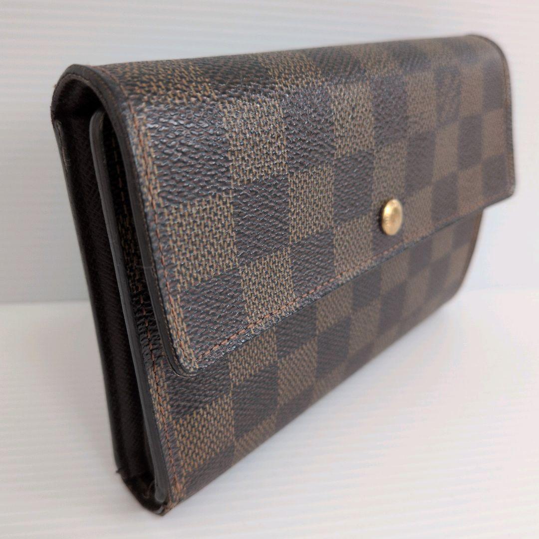 LOUIS VUITTON　ルイヴィトン　三つ折り財布　ダミエ　ポルトトレゾール