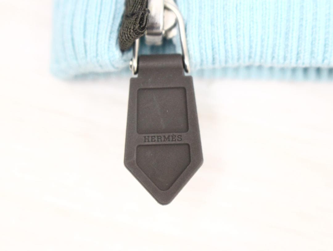 ◇美品 HERMES メンズ 裾ジップパンツ ミントグリーン