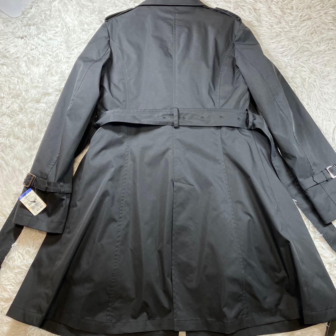 PERSON'S パーソンズ ブラック トレンチコート　サイズ　15号（2XL）