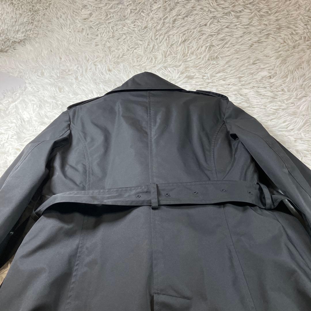 PERSON'S パーソンズ ブラック トレンチコート　サイズ　15号（2XL）