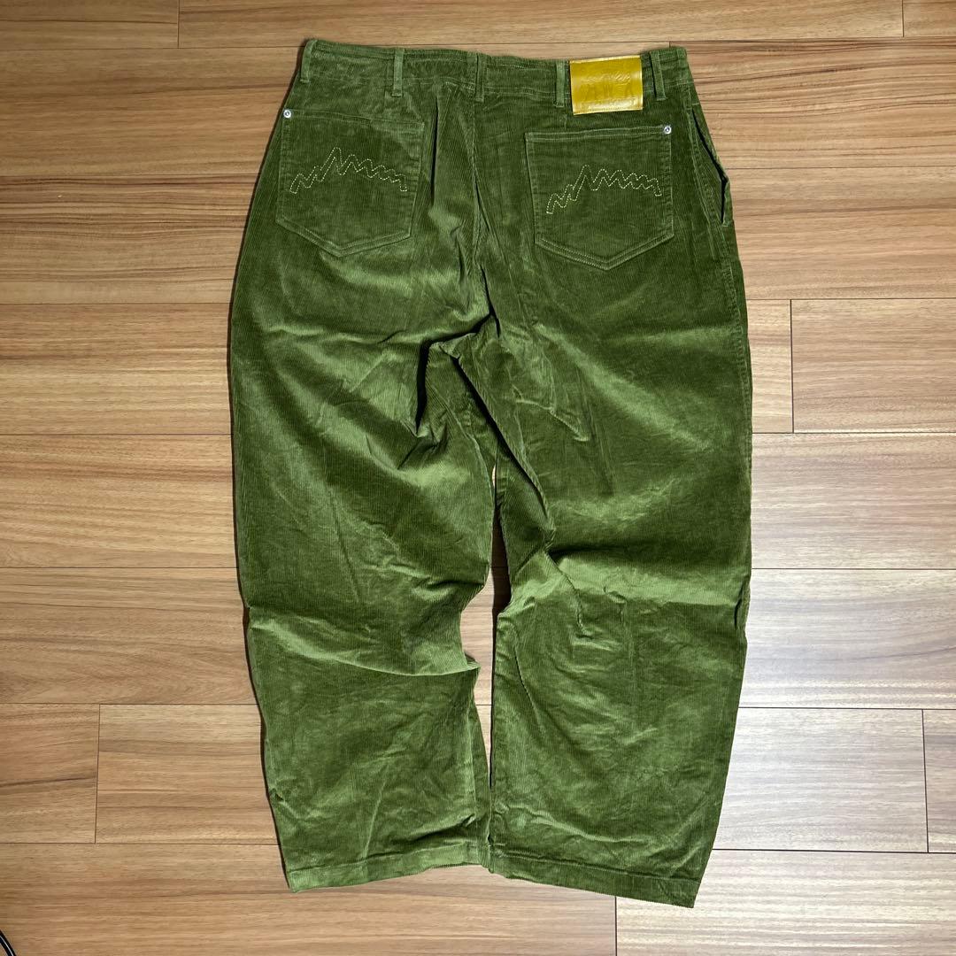 SPECIAL GUEST K.K. corduroy pants グリーン