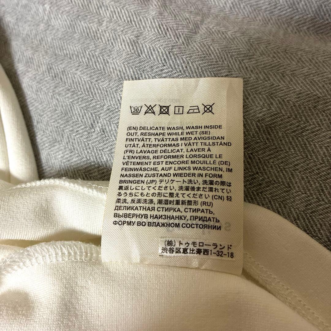 KURO　美品✨Acne Studios ロゴリブクルーネックＴ