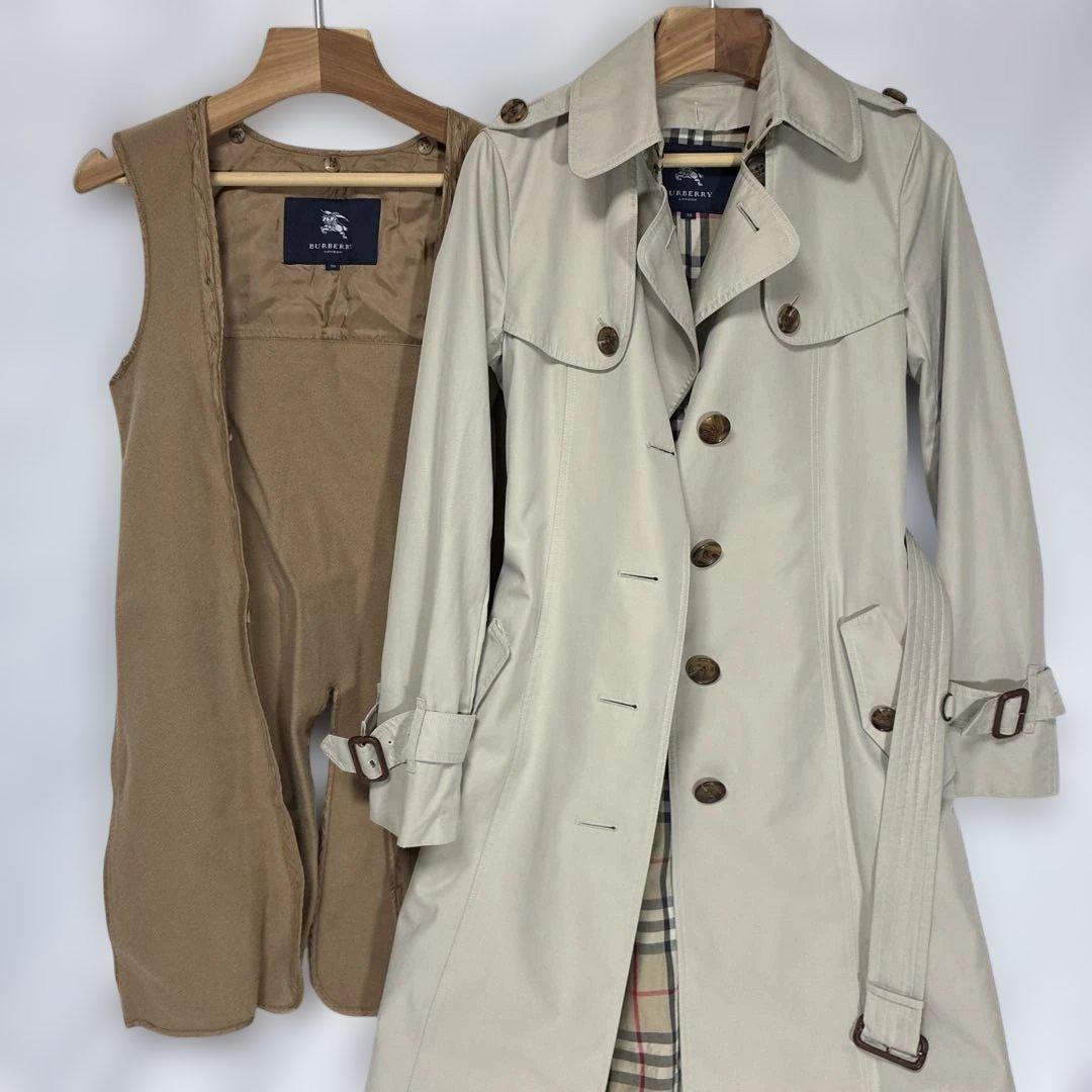 BURBERRY LONDONトレンチコート 38 ベージュ