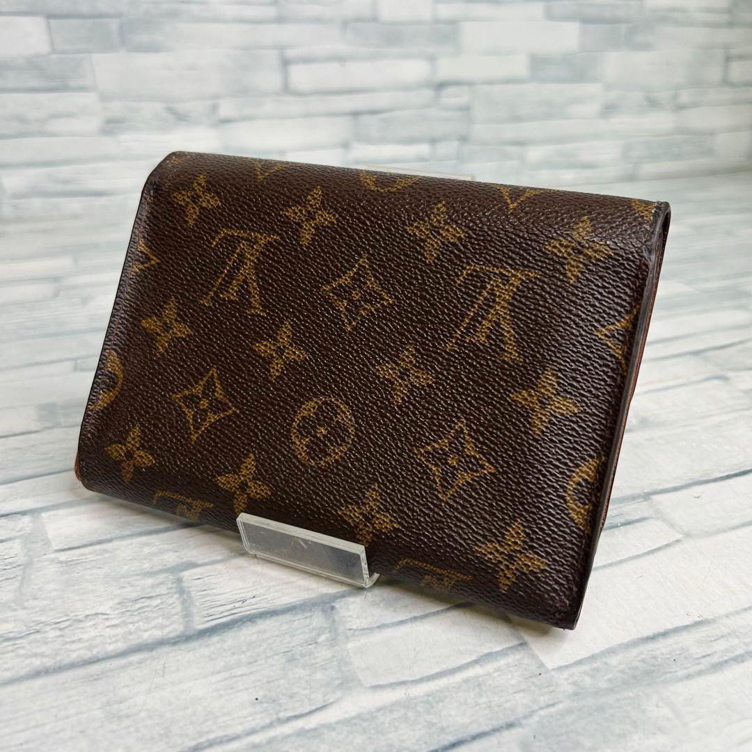 極上美品　60 ルイヴィトン三つ折り財布　モノグラム　in8