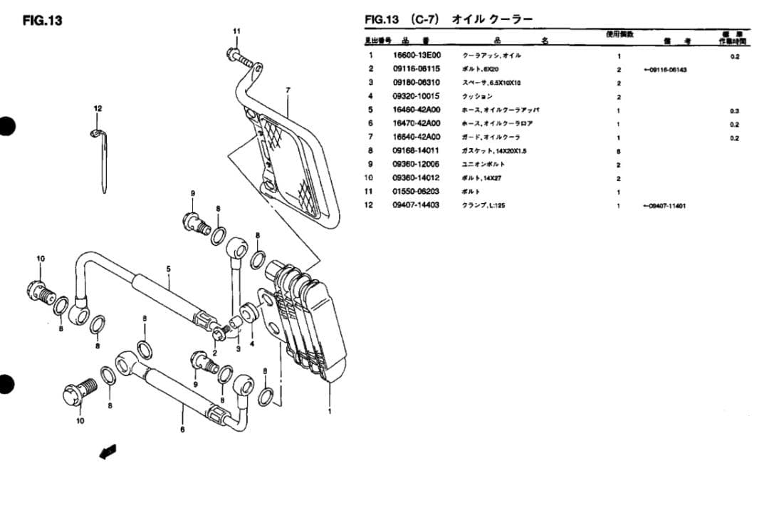 め*る様 【新品】SUZUKIスズキ DR200オイルクーラー一式＆サービスマニ