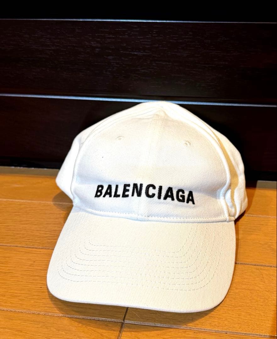 BALENCIAGA バレンシアガ ロゴ刺繍 キャップ 正規品