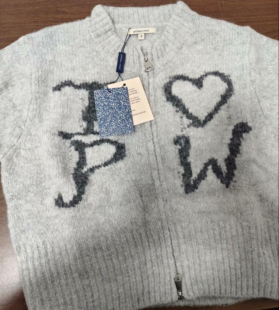 Paloma wool I ♥ PW ニットカーディガン グレー
