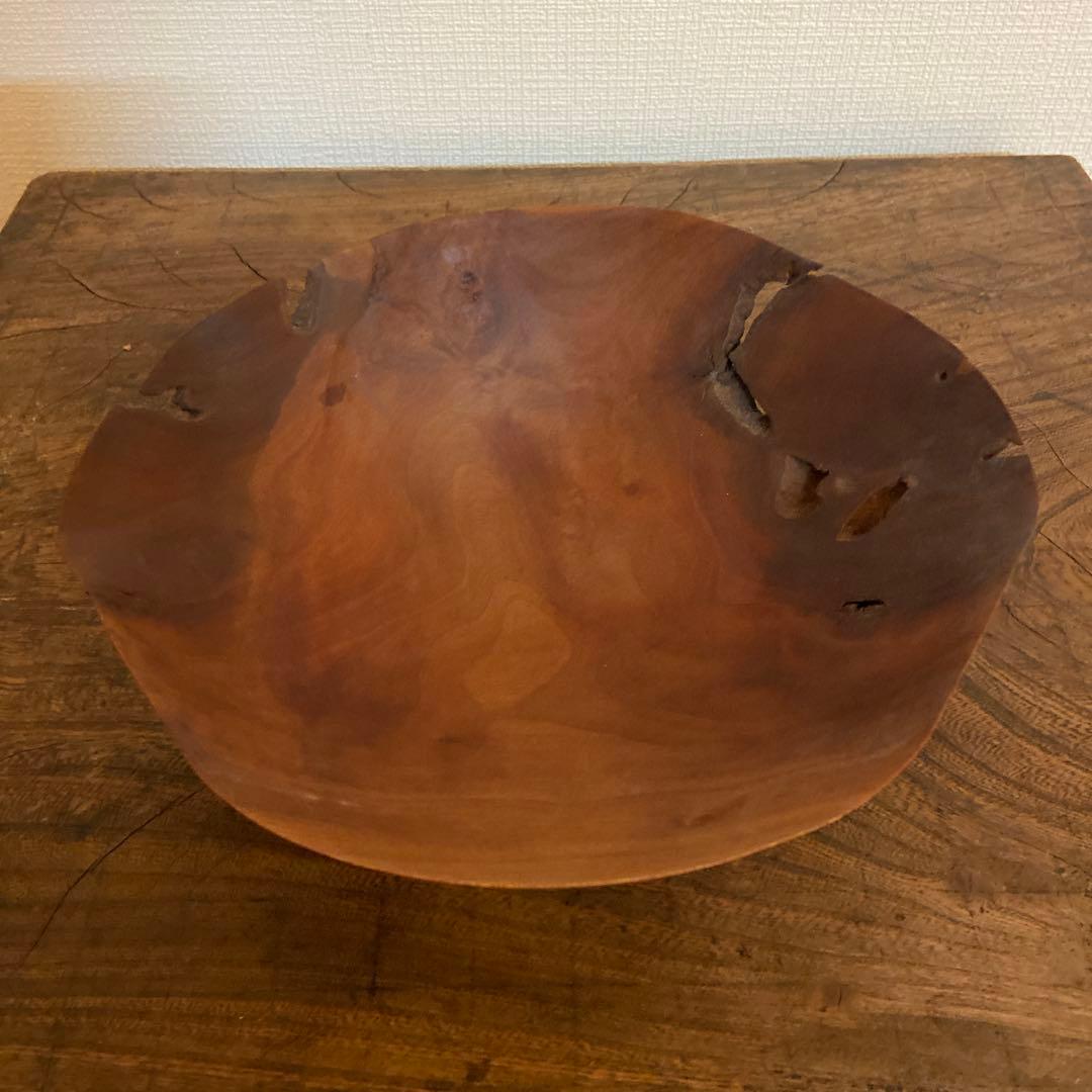 K*様 雨晴 個展購入｜木工作家 藤本健 アカギ ウッドボウル｜一点物・希少作