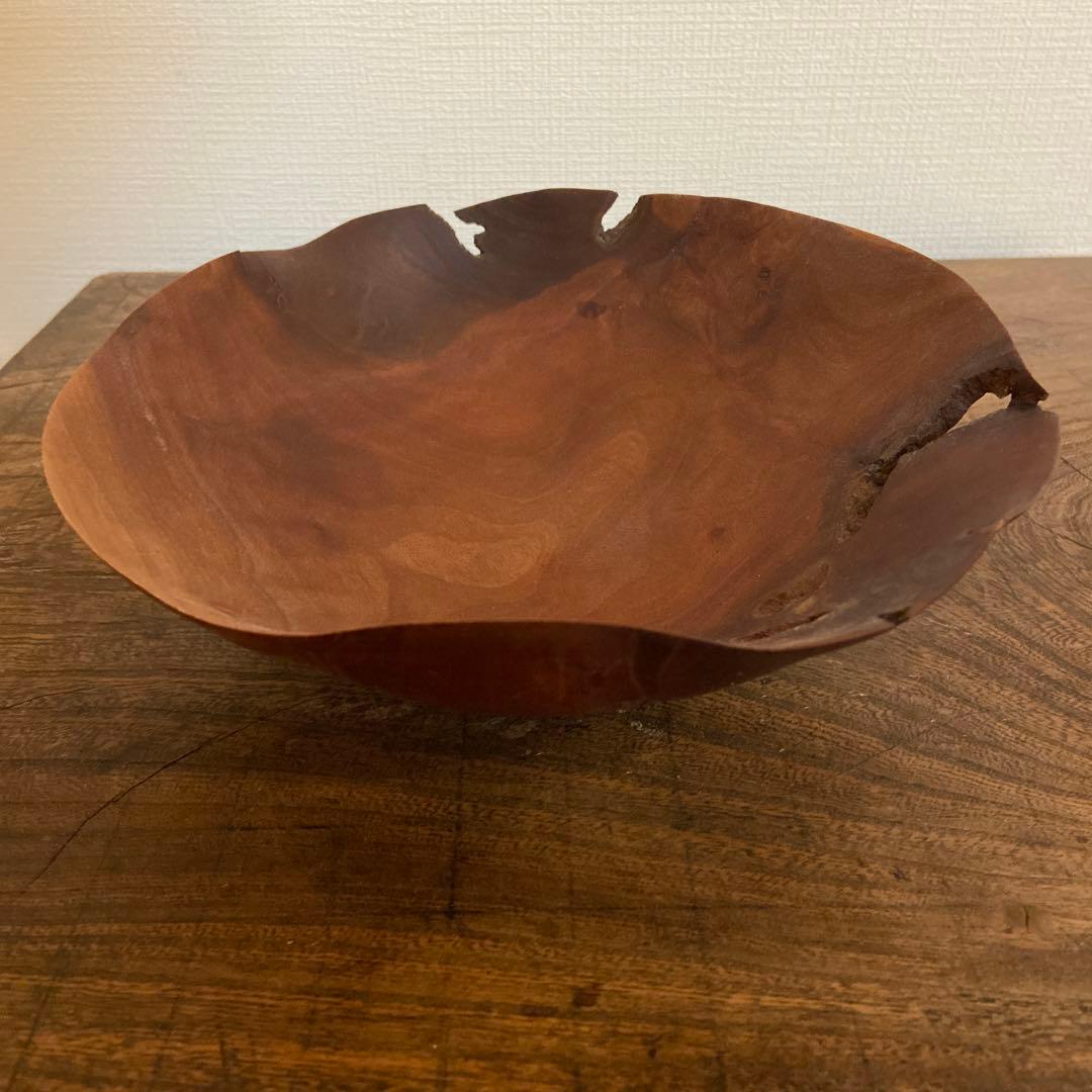 K*様 雨晴 個展購入｜木工作家 藤本健 アカギ ウッドボウル｜一点物・希少作
