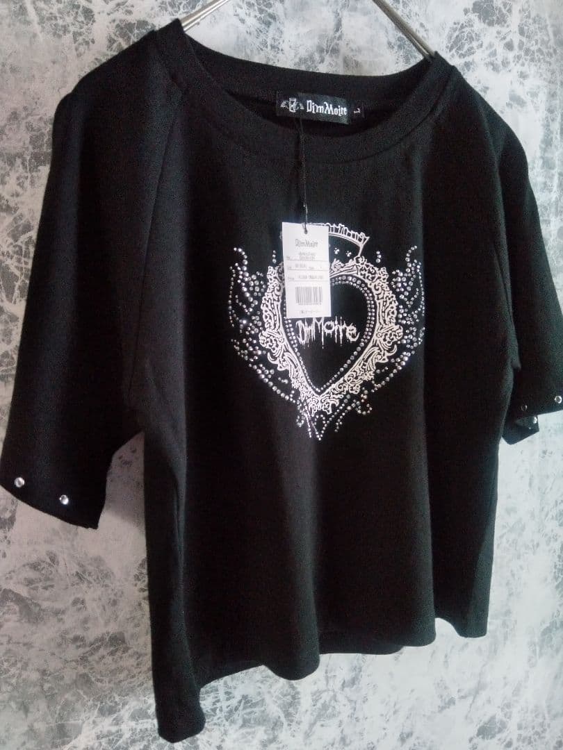 DimMoire (完売品) ラインストーンHeartCoreミニTBlack