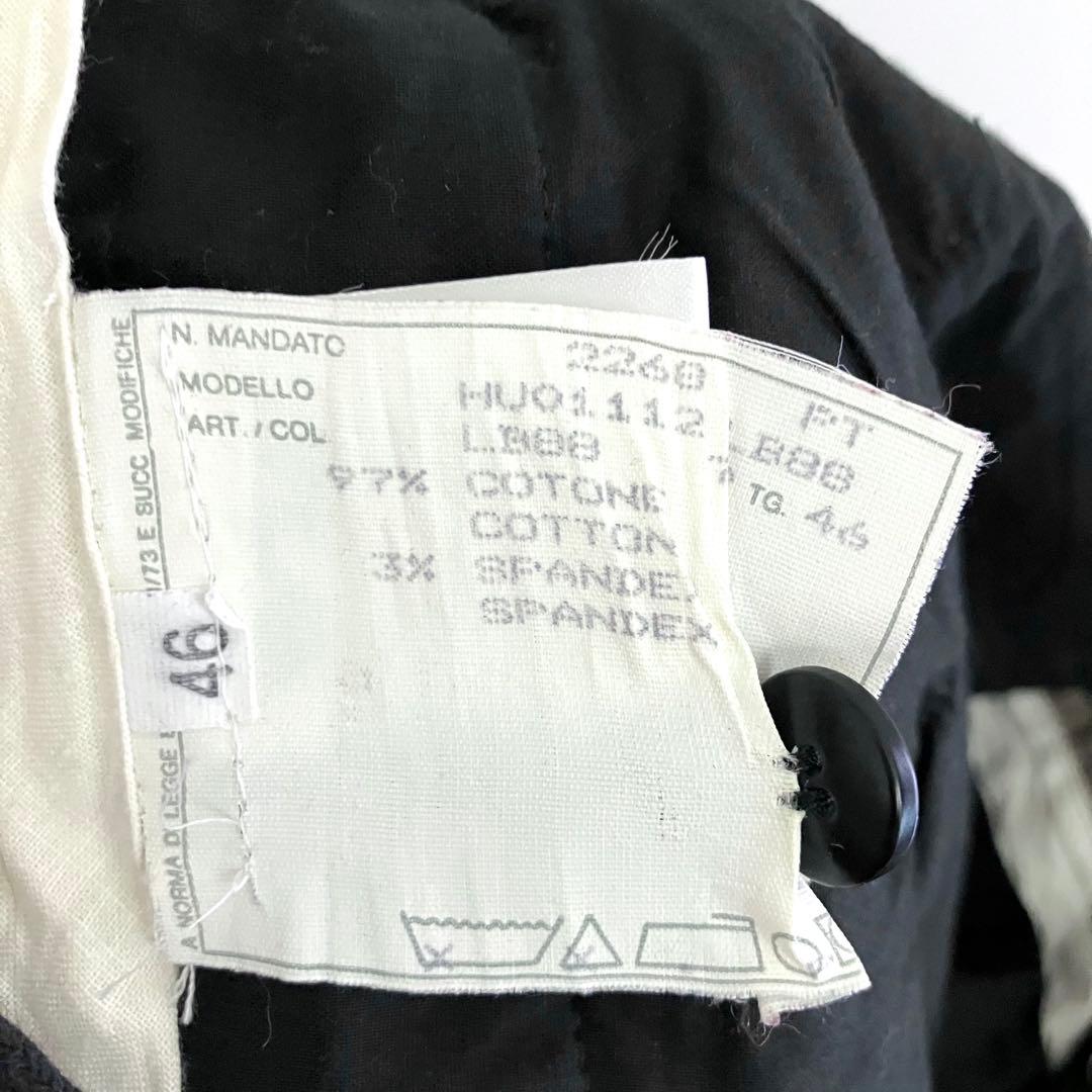 HELMUT LANG テーパードパンツ 46 ブラック イタリア アーカイブ