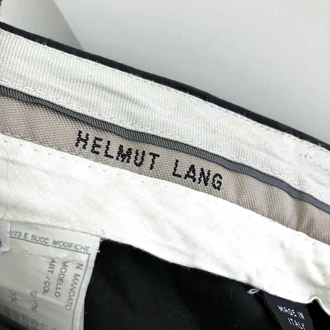 HELMUT LANG テーパードパンツ 46 ブラック イタリア アーカイブ