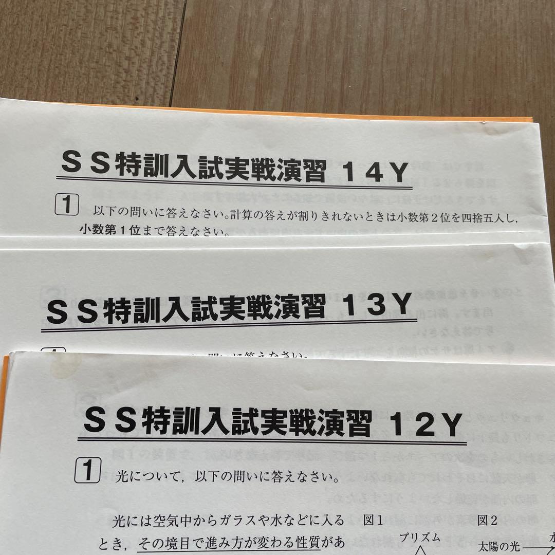 最新　サピックス　理科　6年　冬期講習　正月特訓入試実戦演習　全11回分