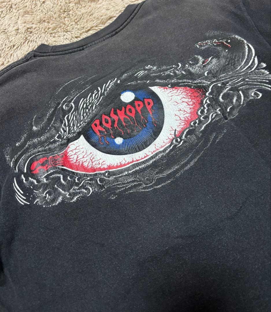 90s-00s SANTA CRUZ ROSKOPP Tシャツ　ブラック　M