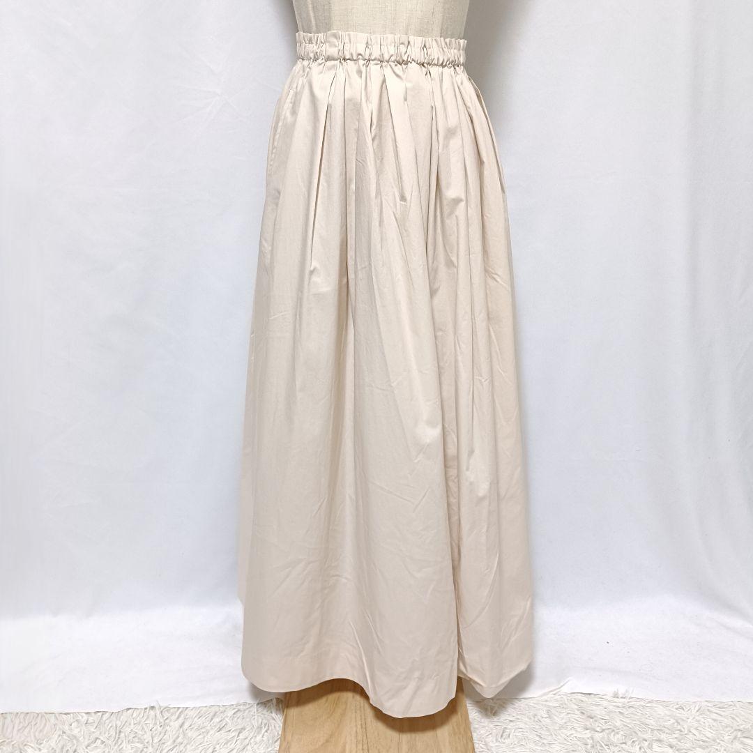 【2024SS】美品 イエナ タイプライター ボリュームスカート ベージュ 36