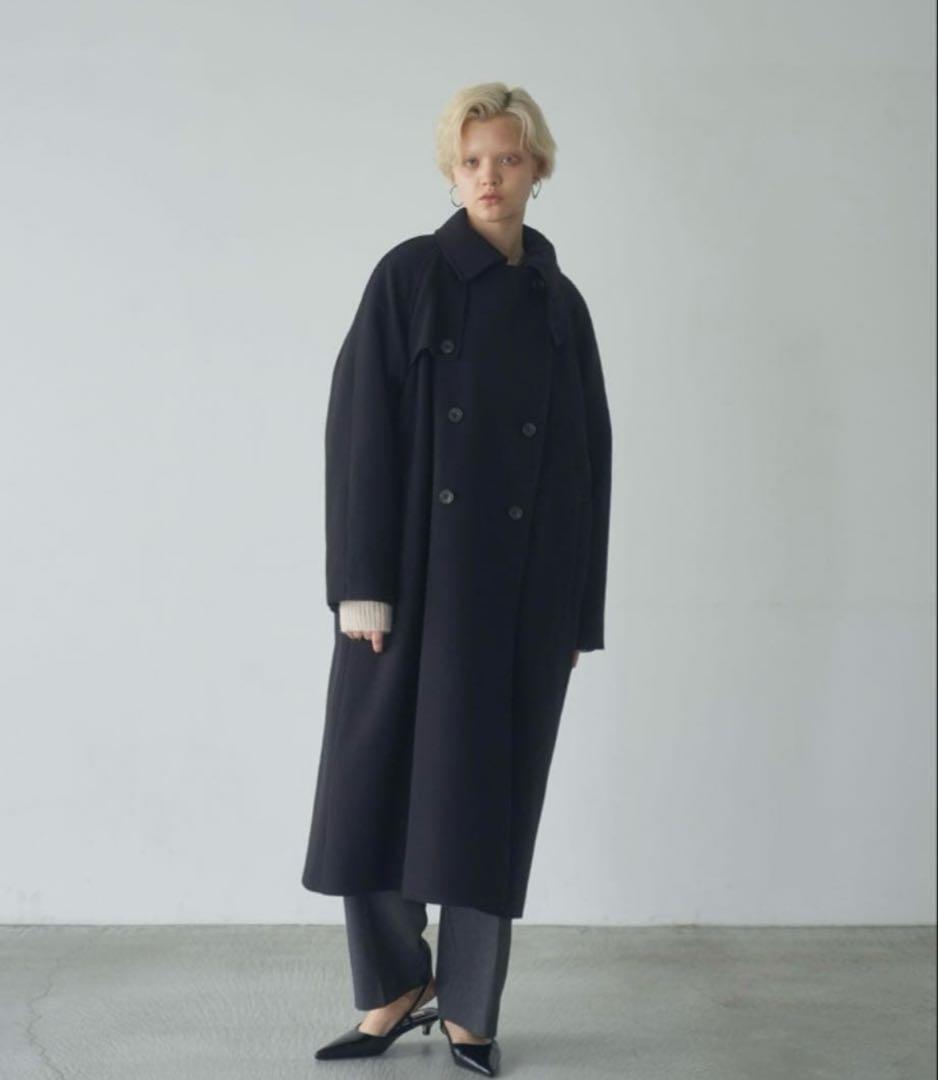 ジャケット・アウター wool blend 3way collar long coat