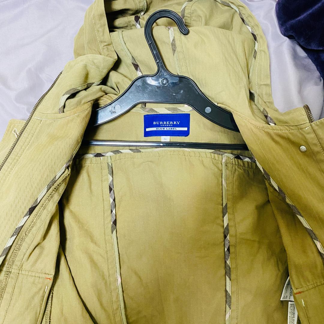 バーバリー BURBERRY BLUE LABEL ミリタリージャケット