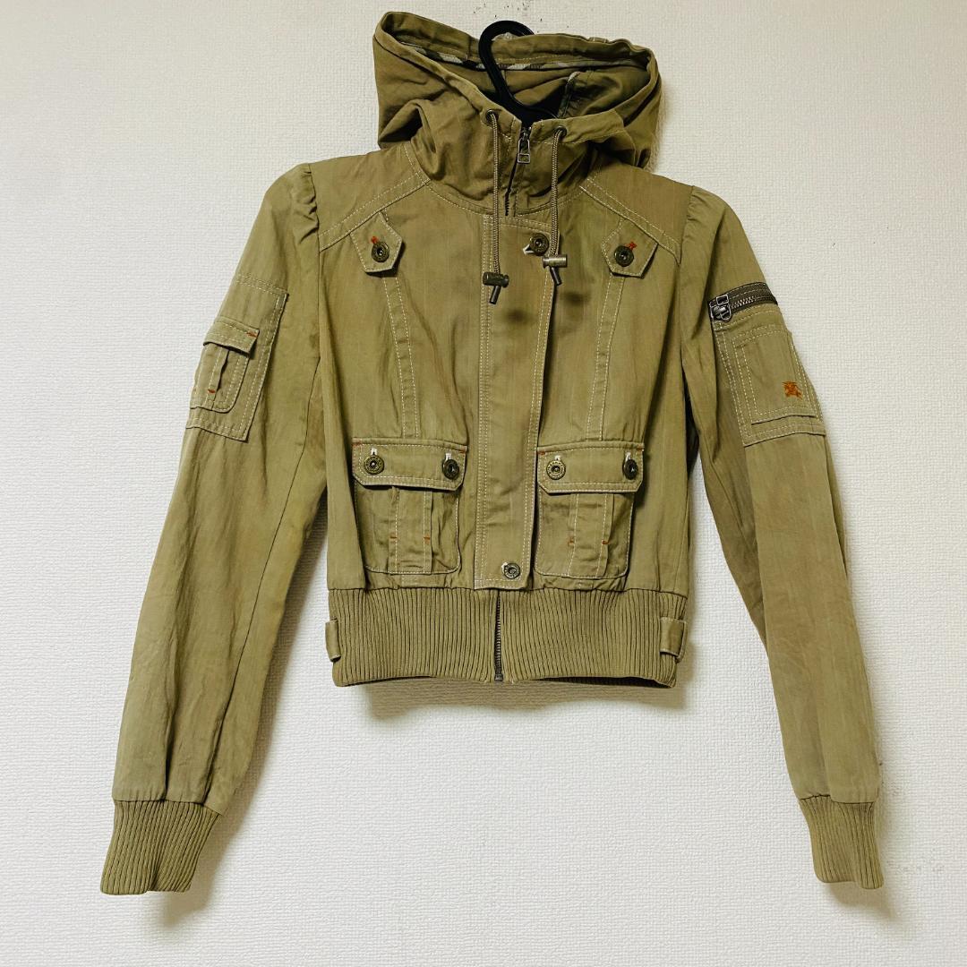 バーバリー BURBERRY BLUE LABEL ミリタリージャケット